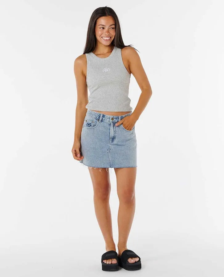 Rip Curl Womens Tank Top Luxe Surf Ribbed