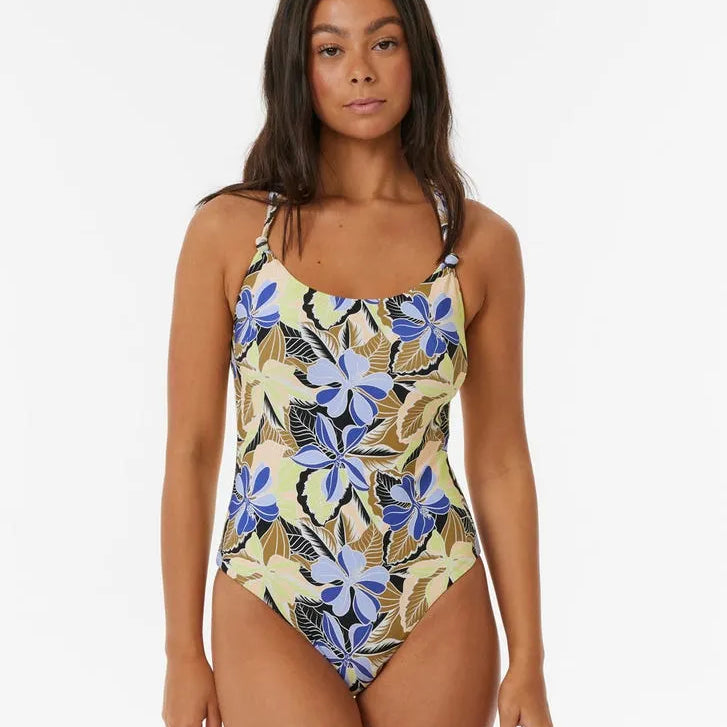 Rip Curl Womens Swimsuit Riptide Cheeky Coverage One Piece