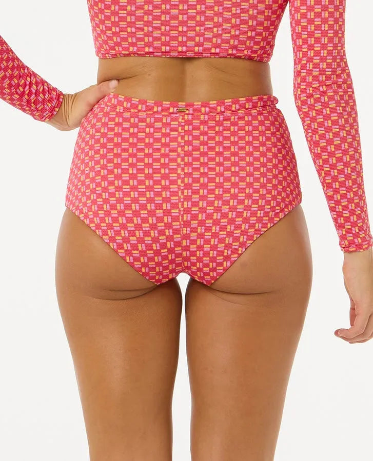Rip Curl Womens Bikini Bottoms Shell Cove Boy Leg Pant