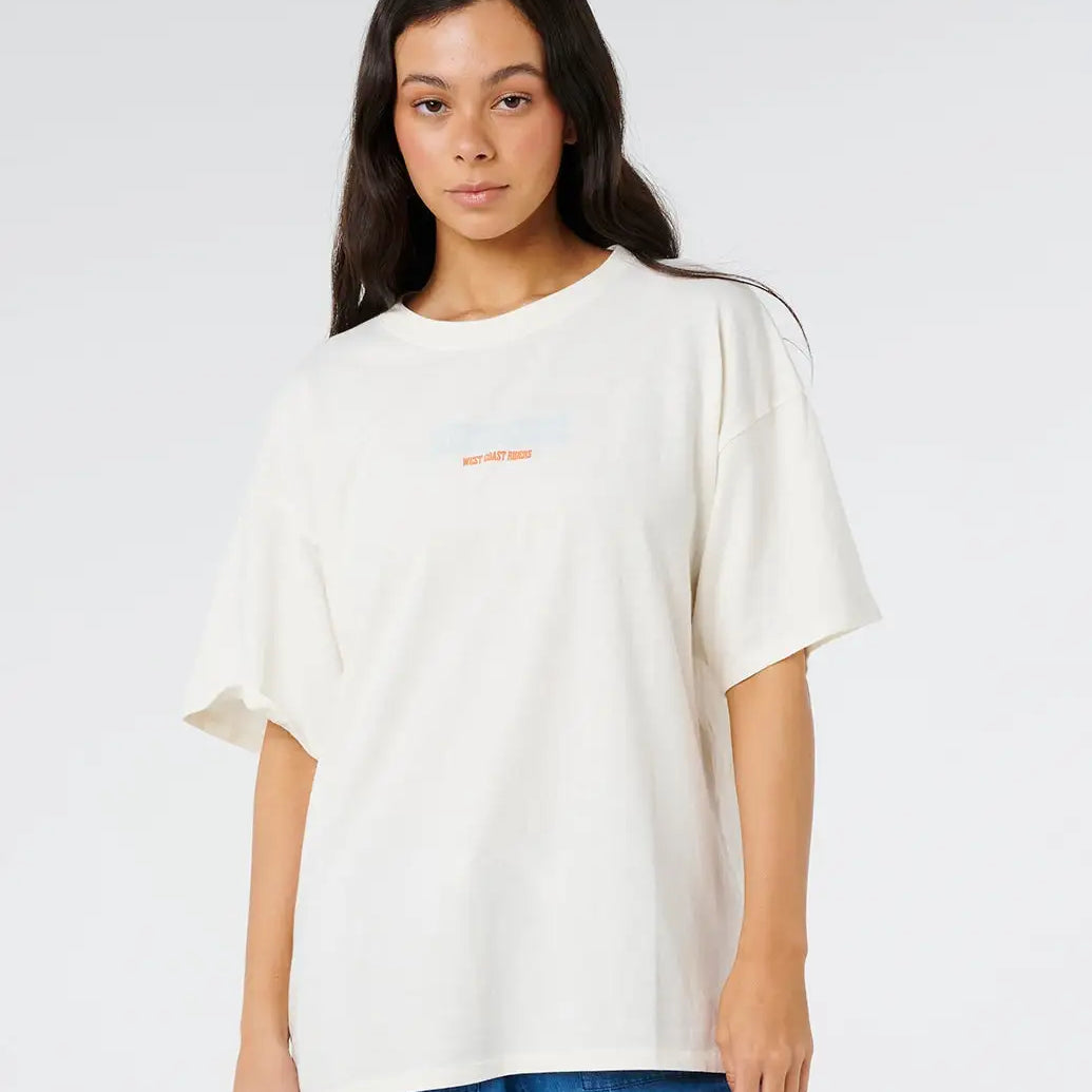 Rip Curl Womens Shirt Half Moon Bay Heritage Tee