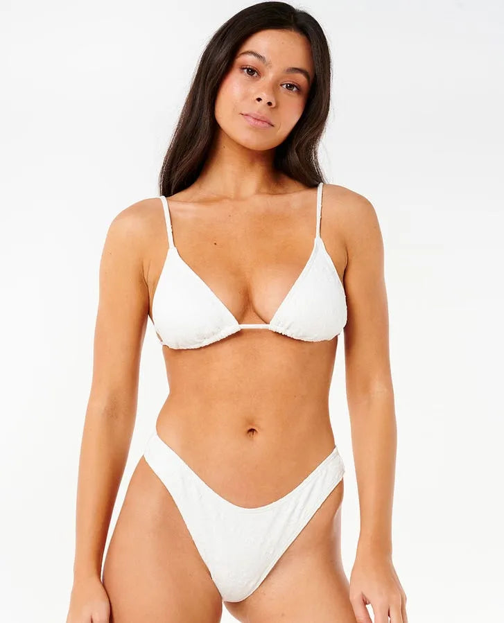 Rip Curl Womens Bikini Bottoms Dusk Textured Hi Leg Cheeky