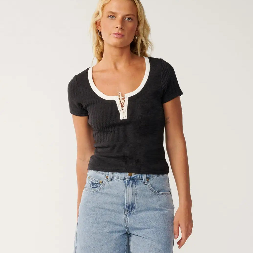 Rip Curl Womens Shirt Retro Swell Tee