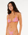 Rip Curl Womens Bikini Top Neon Isles Sliding Triangle