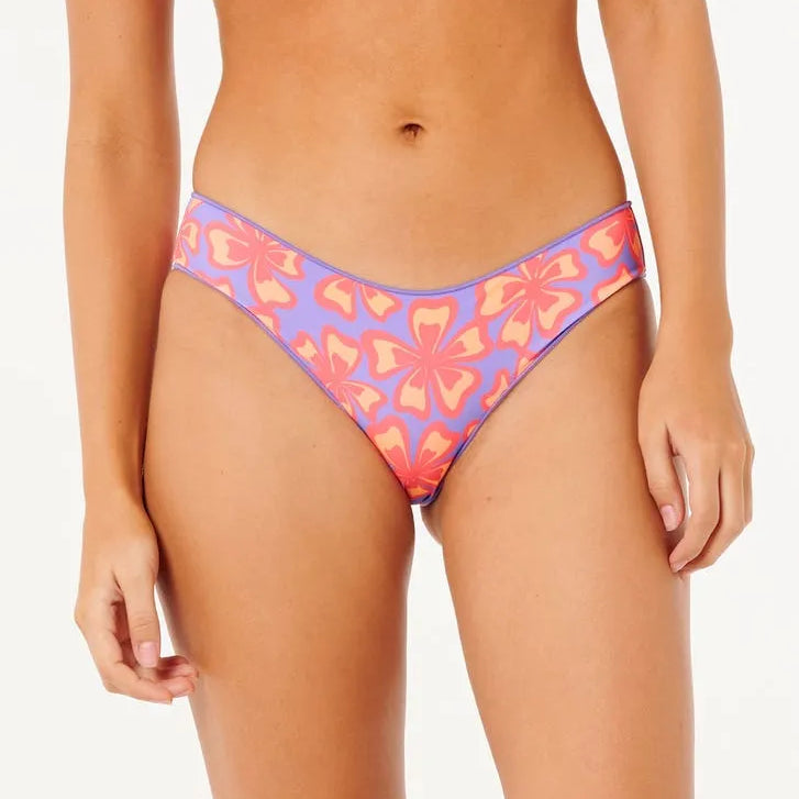Rip Curl Womens Bikini Bottoms Neon Isles Cheeky Hipster