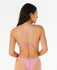 Rip Curl Womens Bikini Top Isles Plaid Sliding Triangle