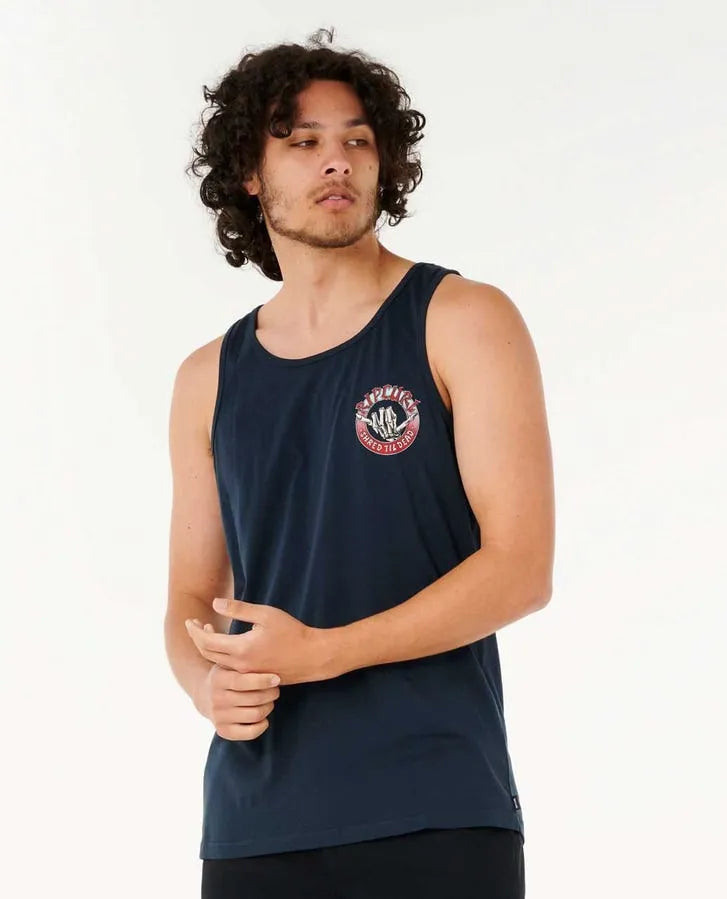 Rip Curl Mens Tank Top Shred Till