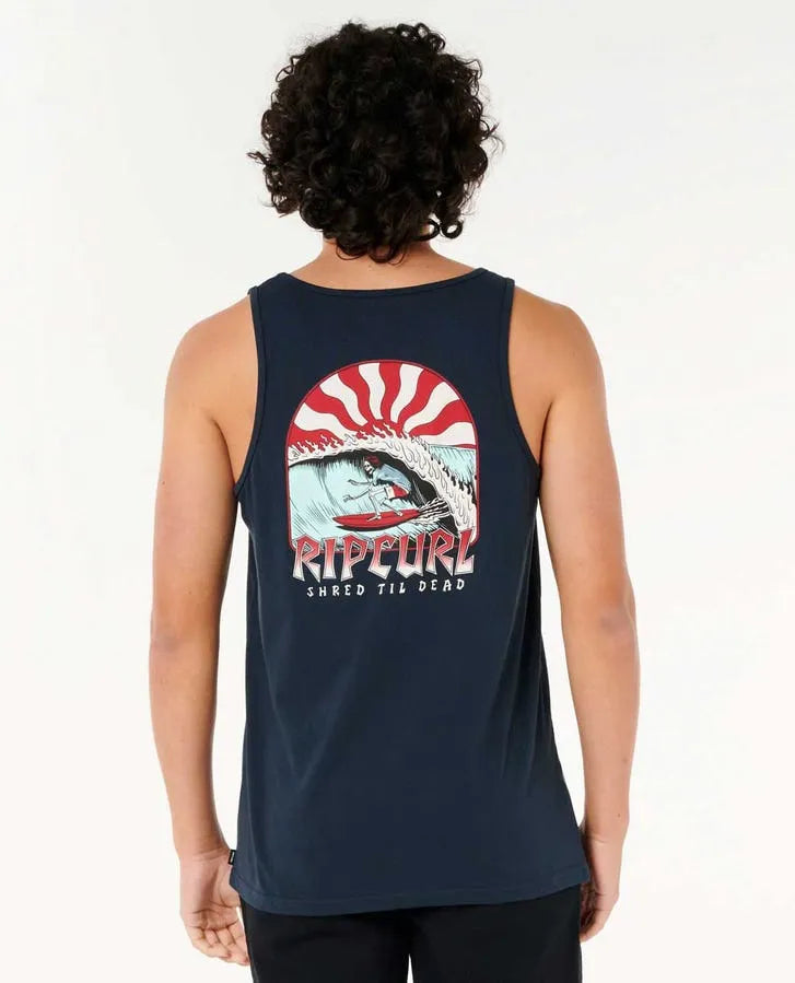 Rip Curl Mens Tank Top Shred Till