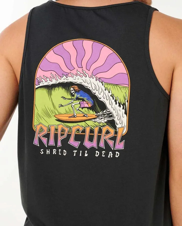 Rip Curl Mens Tank Top Shred Till