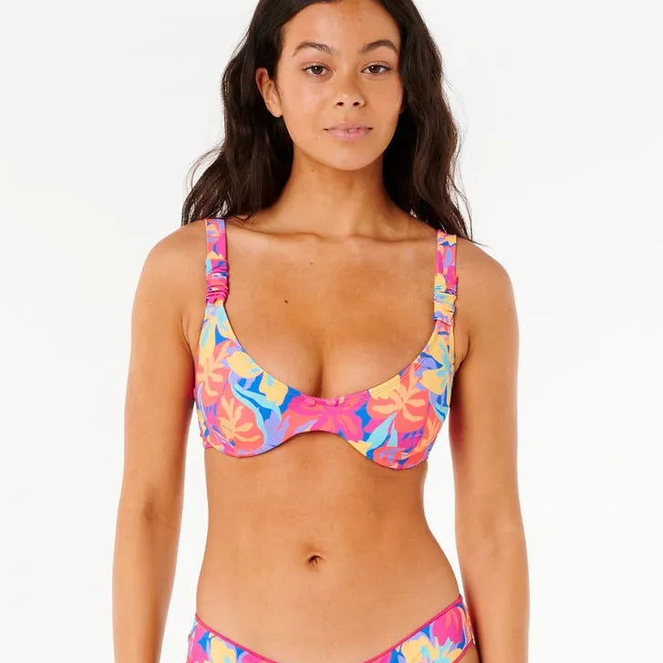 Rip Curl Womens Bikini Top Es Vedra D-DD Balconette