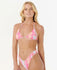 Rip Curl Womens Bikini Top Waikiki Keepsakes Sliding Triangle