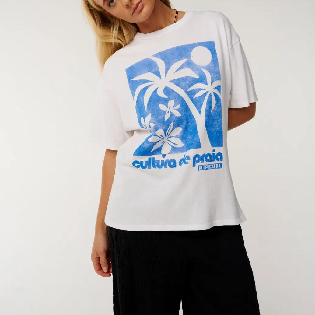 Rip Curl Womens Shirt Paraiso Oversized Tee