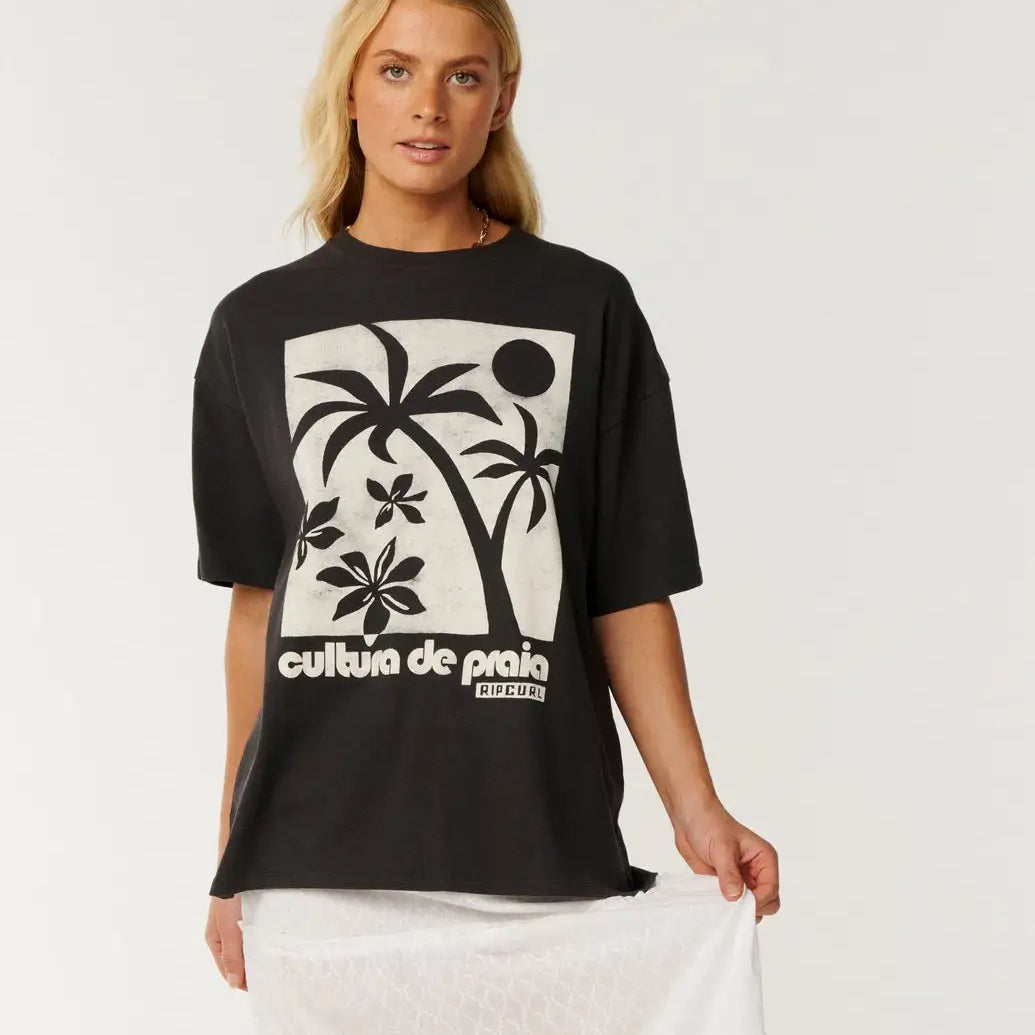 Rip Curl Womens Shirt Paraiso Oversized Tee