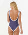 Rip Curl Womens Swimsuit Waikiki Waves Good Coverage One Piece