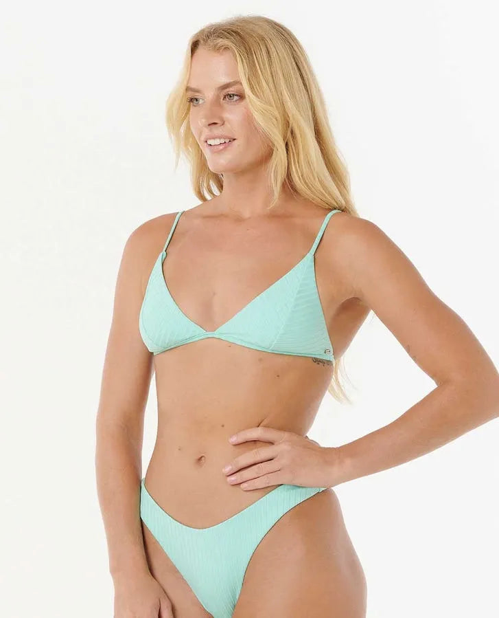 Rip Curl Womens Bikini Top Premium Surf Banded Fixed Triangle