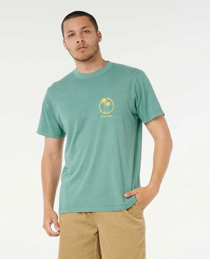 Rip Curl Mens Shirt Mod Cali Two Palms