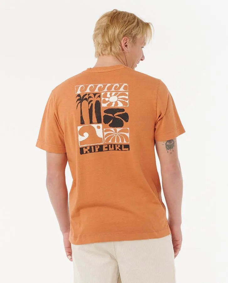 Rip Curl Mens Shirt Artist Of The Search Ty Williams Coastline Relaxed Tee
