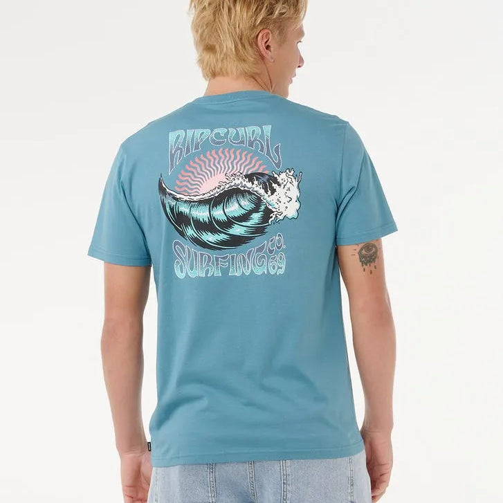 Rip Curl Mens Shirt Hazed & Tubed Relaxed Tee