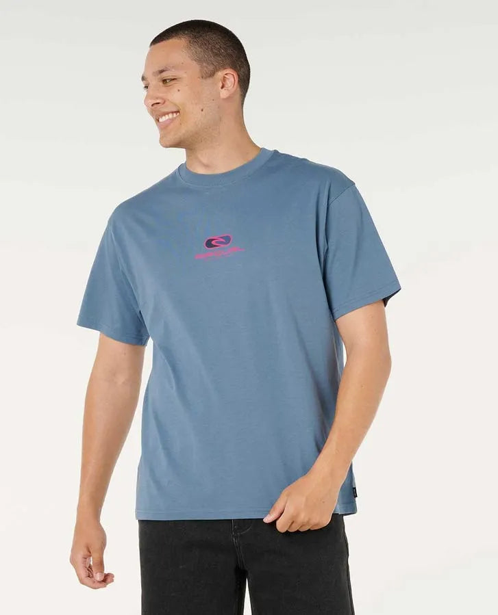 Rip Curl Raw Energy De Oval T-Shirt - orange (rose sky