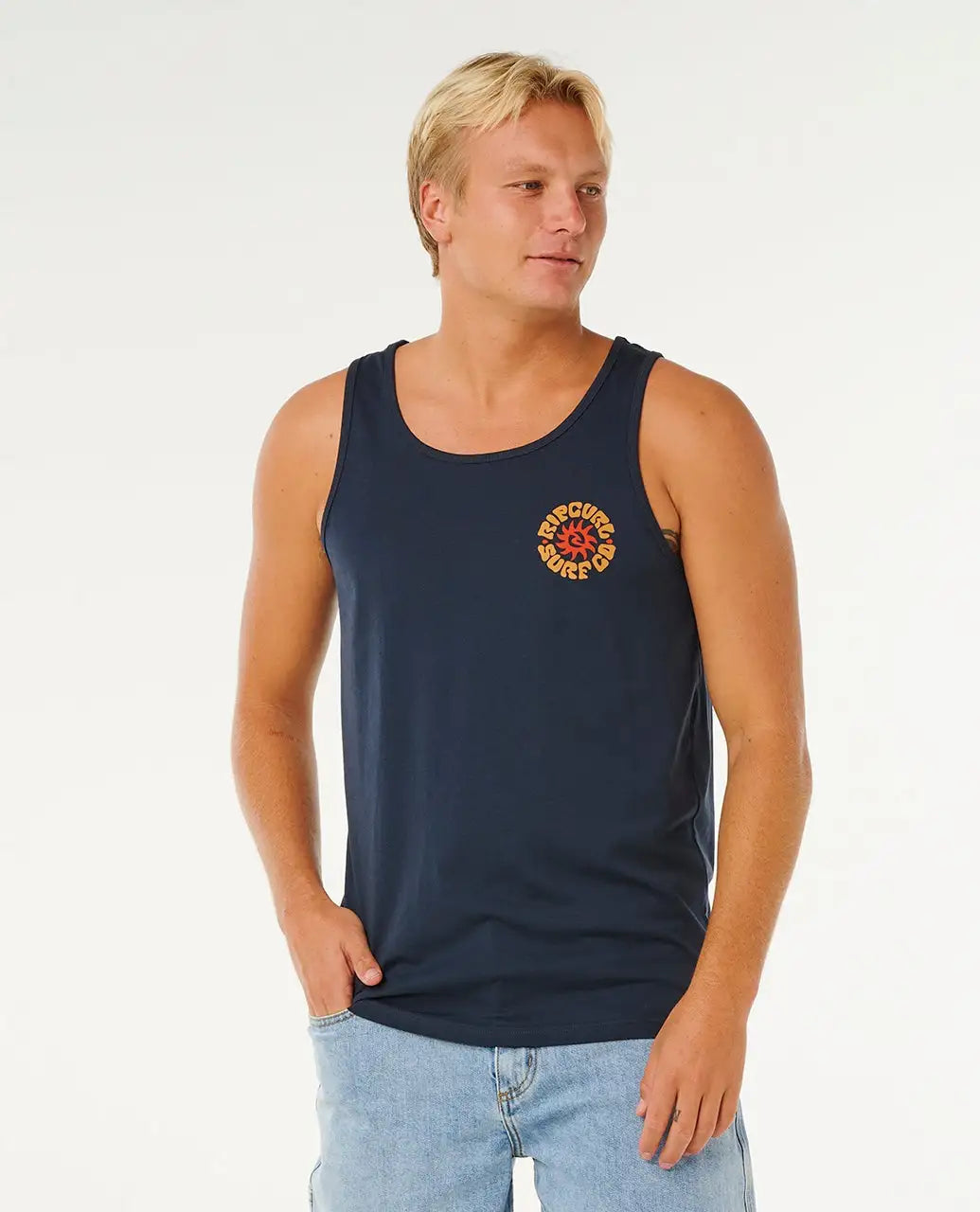 Rip Curl Mens Tank Top Pacific Rinse