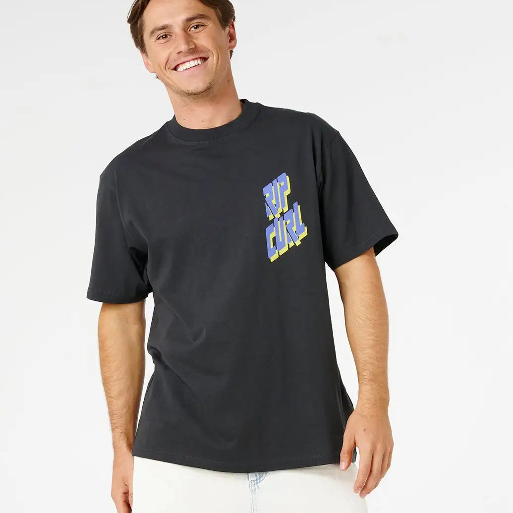 Rip Curl Mens Shirt Liquid Trips Slant Loose Tee