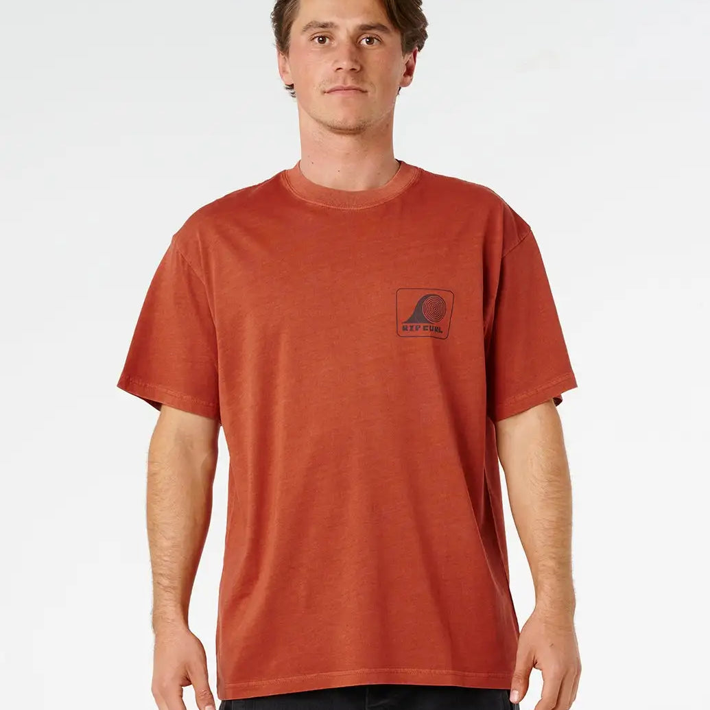 Rip Curl Mens Shirt Artist of the Search Rolling Wave Loose Tee