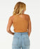 Rip Curl Womens Tank Top Asymmetrical Ribbed