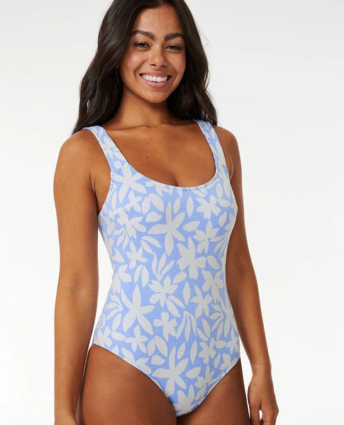 Rip Curl Womens Swimsuit Holiday Tropics Good Coverage One Piece
