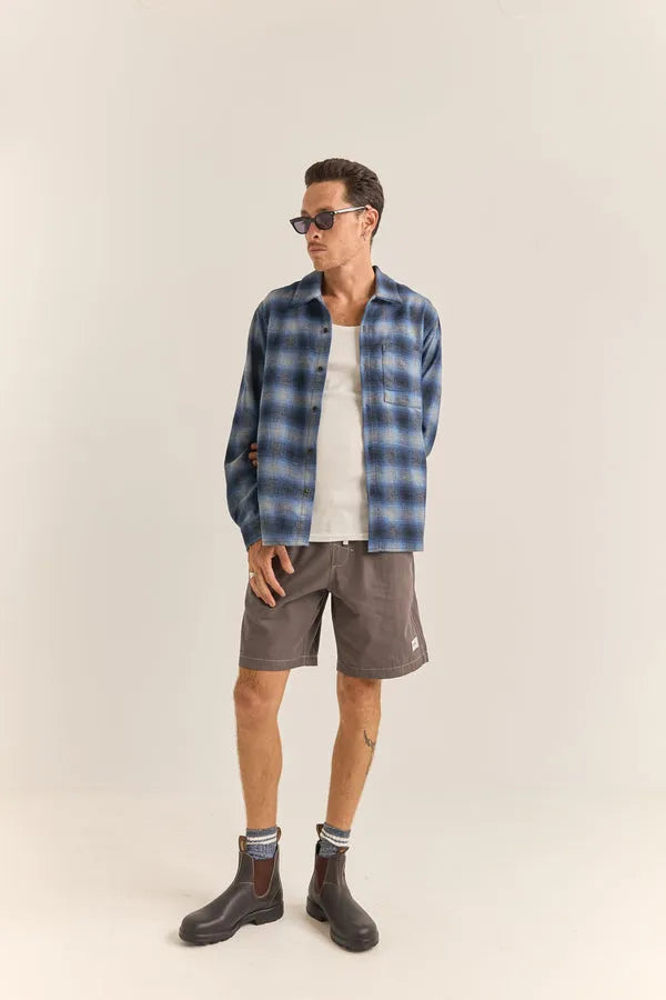 Rhythm Mens Shirt Mar Ls Flannel