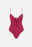Rhythm Womens Swimsuit Isla Rib Tie Front One Piece