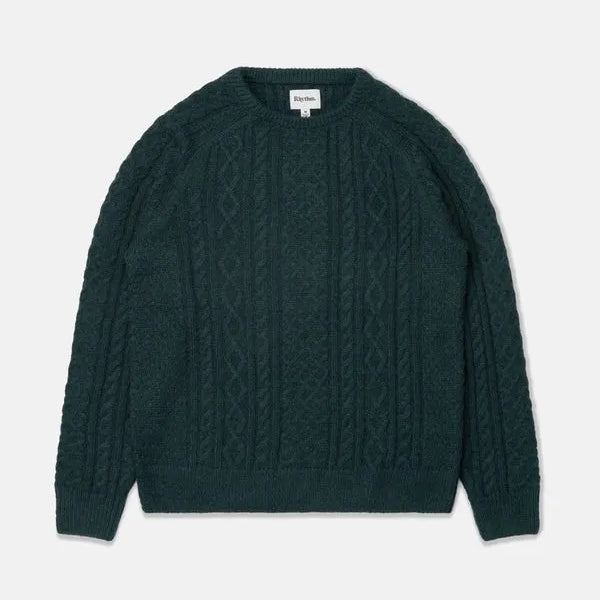 Rhythm Mens Sweater Mohair Fishermans Knit