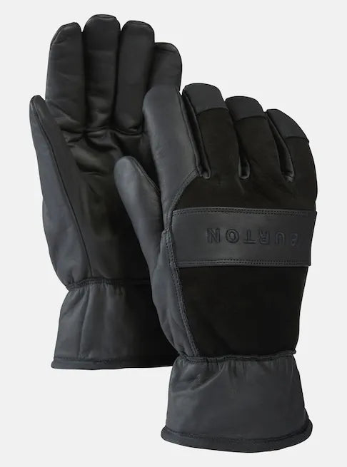 mens winter dress gloves Burton Men's Lifty Leather Gloves, True Black, M