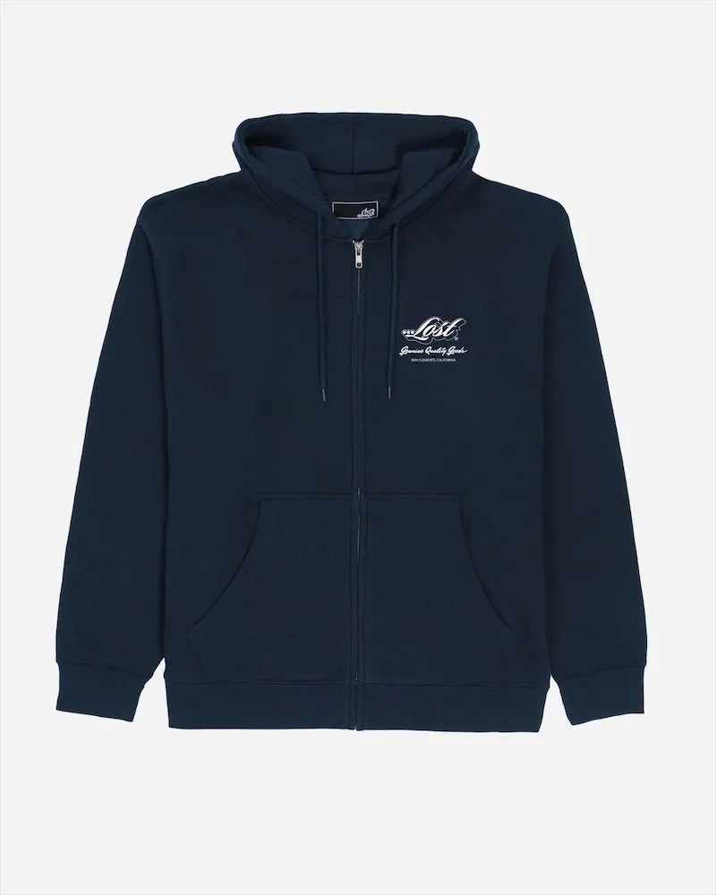 Lost Mens Sweatshirt Enduring Zip Hoodie