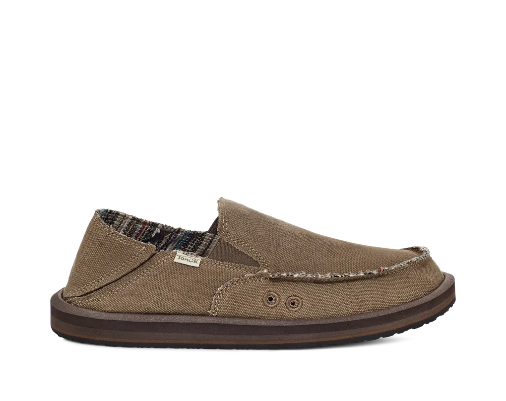 Sanuk Mens Shoes Vagabond ST Hemp
