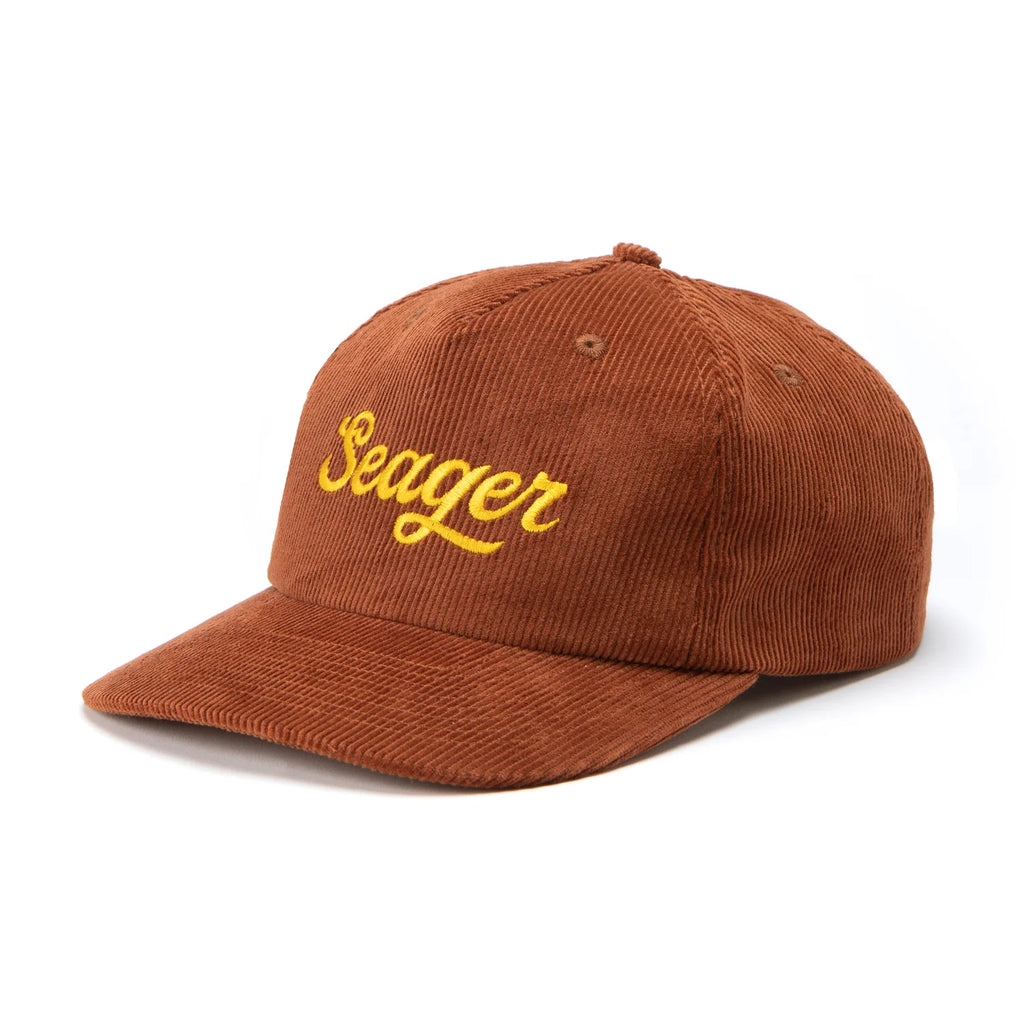Seager Hat Big Brown Corduroy Snapback