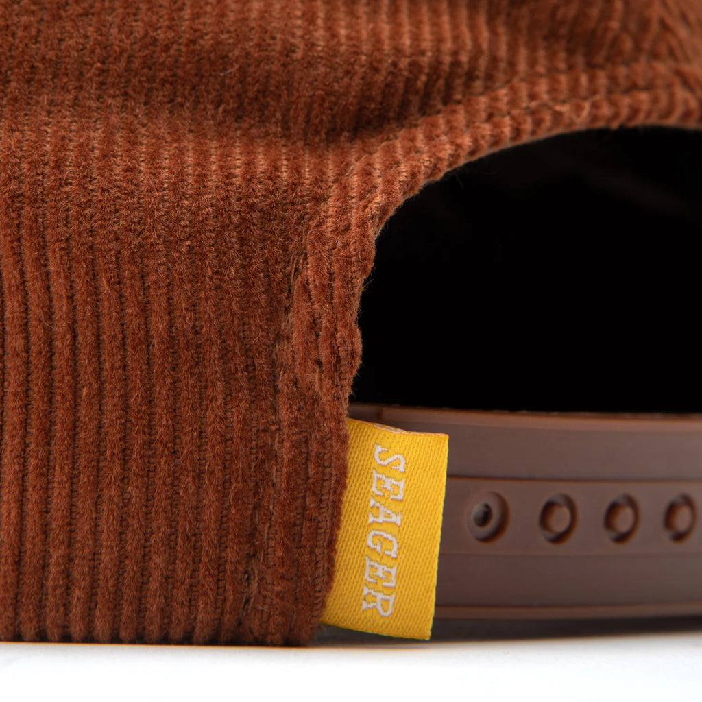 Seager Hat Big Brown Corduroy Snapback