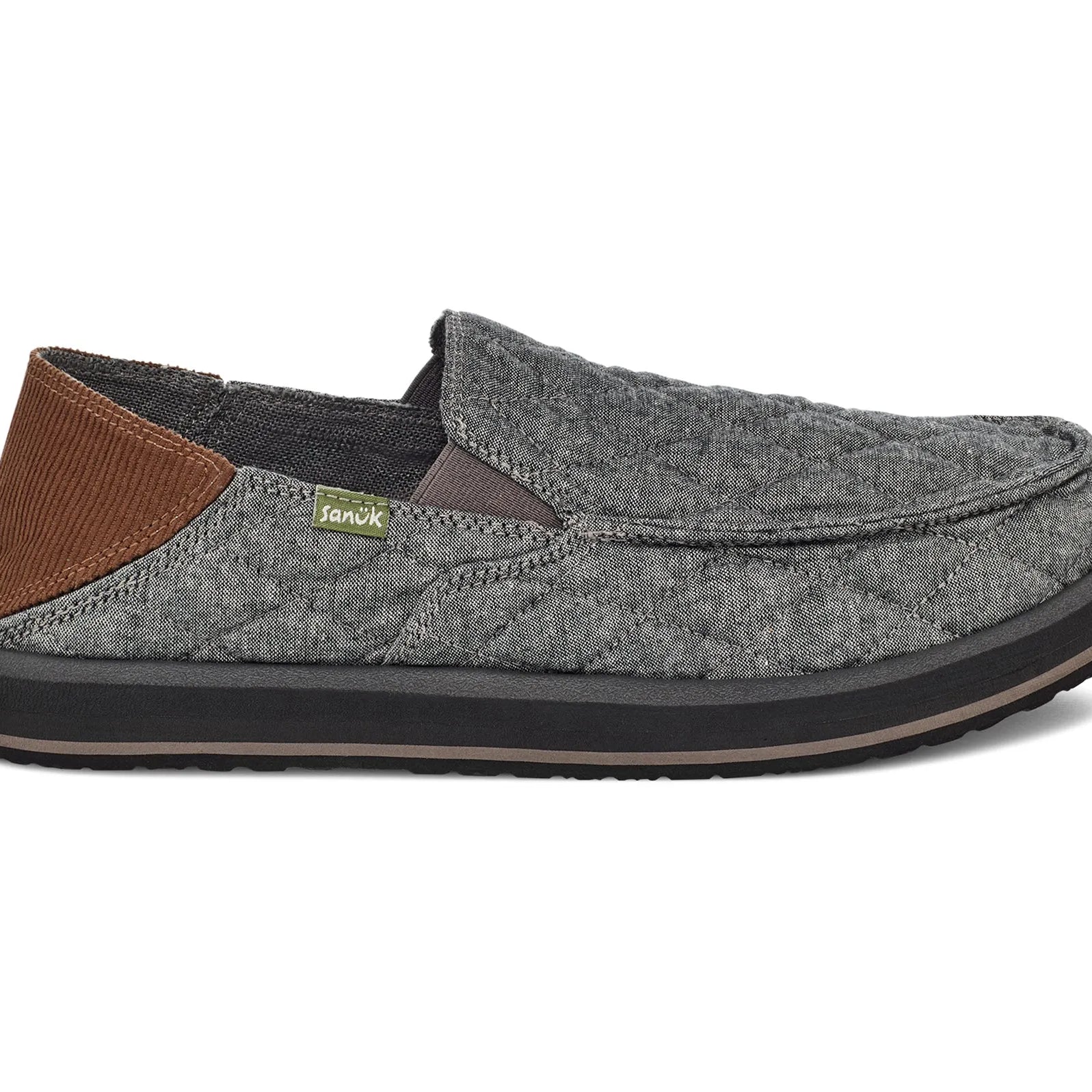 Sanuk Mens Shoes Donny Quilted