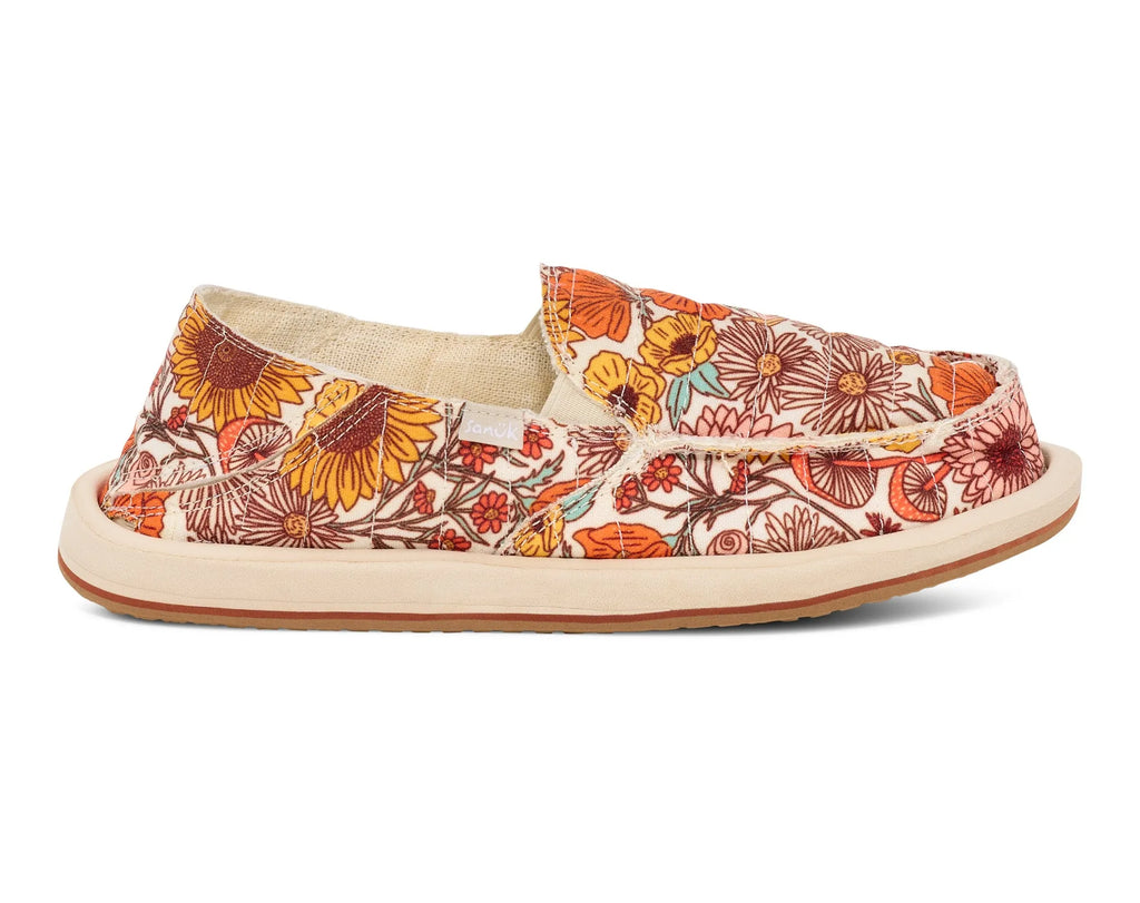 Sanuk Womens Shoes Donna Floral Quilt