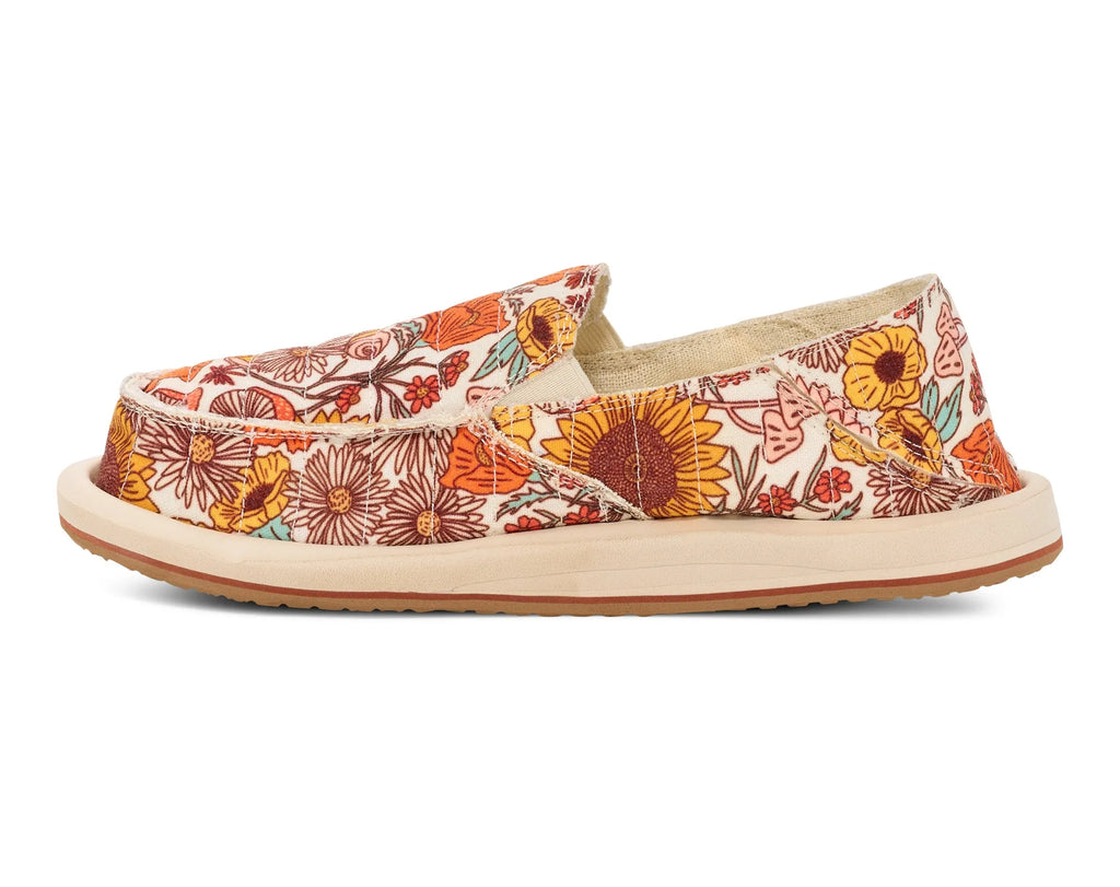 Sanuk Womens Shoes Donna Floral Quilt