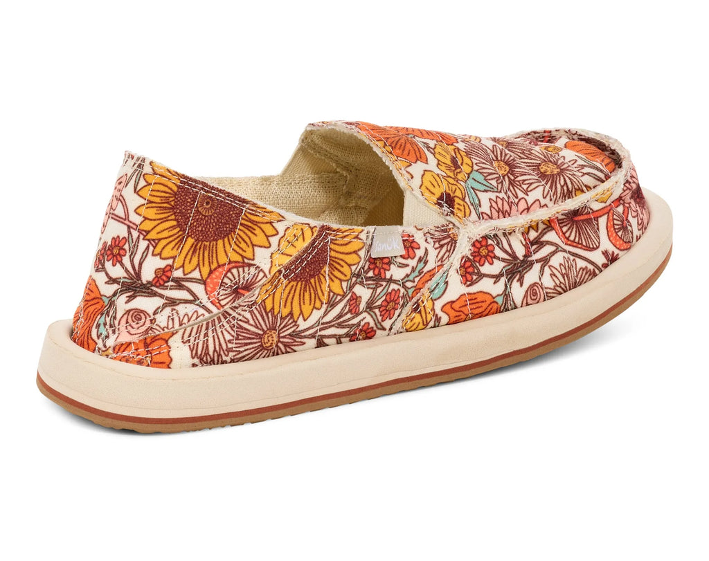 Sanuk Womens Shoes Donna Floral Quilt