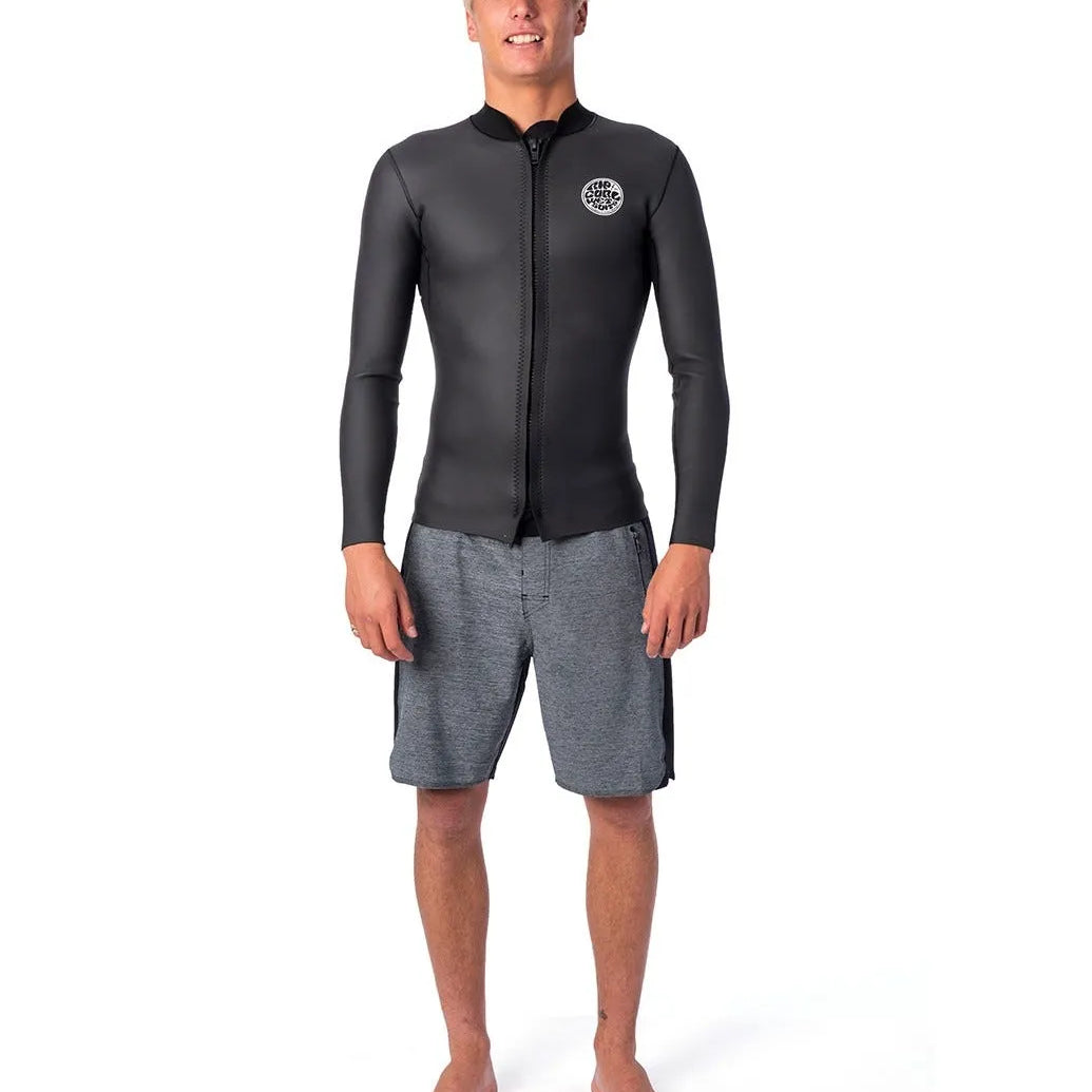 Rip Curl Mens Wetsuit Jacket Dawn Patrol 1.5mm Long Sleeve Front Zip