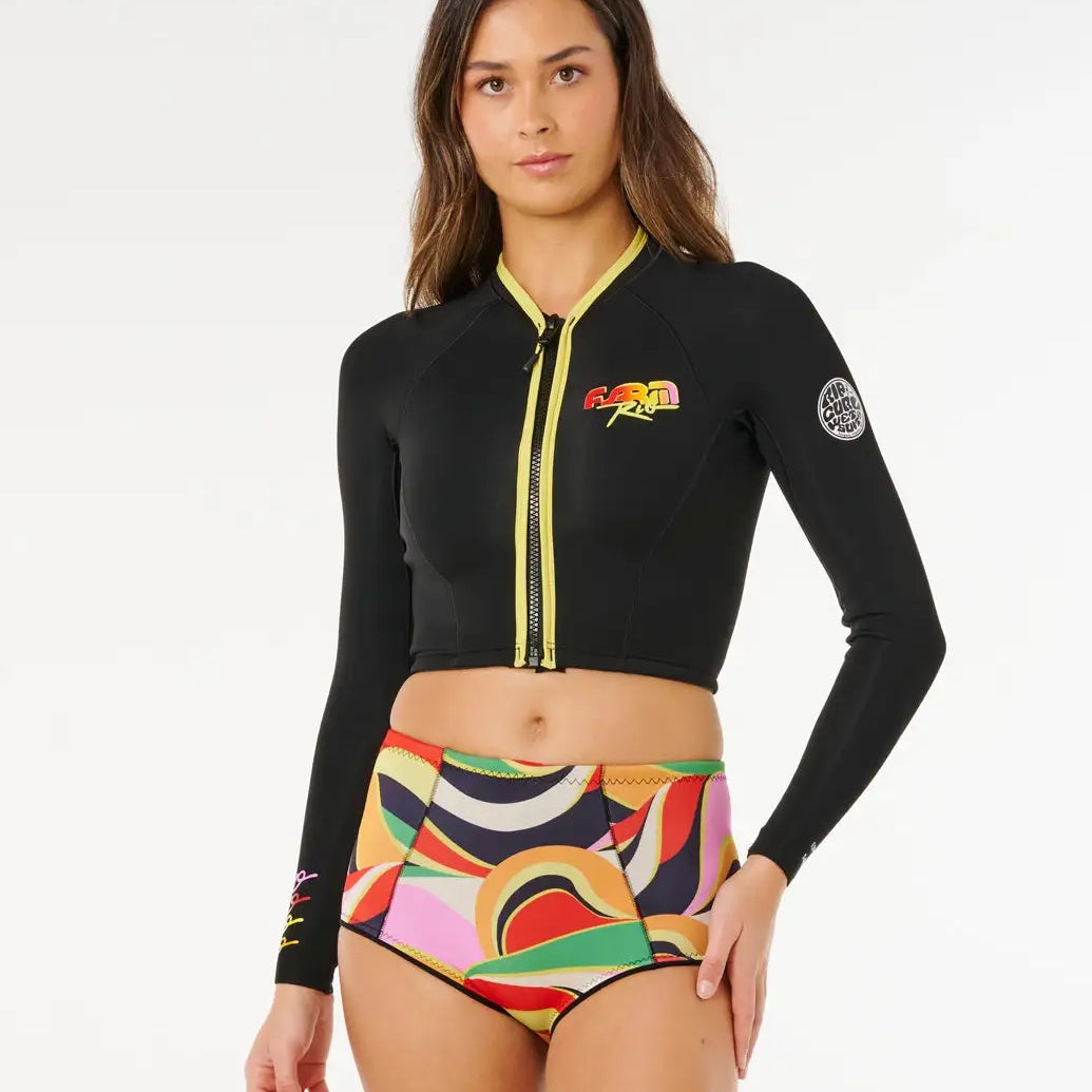 Rip Curl Womens Wetsuits G-Bomb Farm Rio 1.5mm Boy Leg Wetsuit Shorts