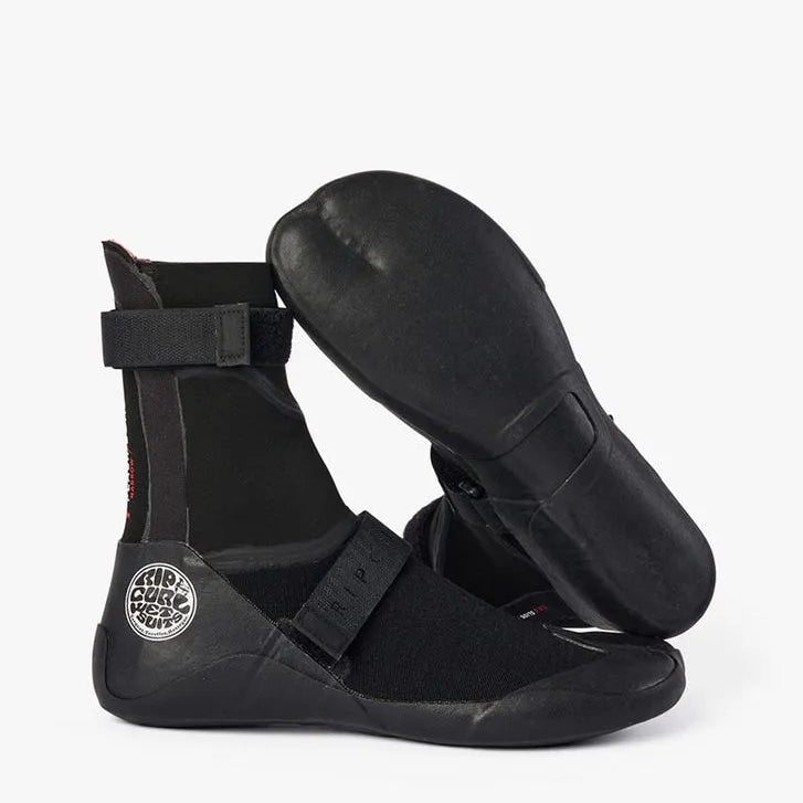 Rip Curl Womens Surf Booties Flashbomb 3MM Narrow Hidden Split Toe