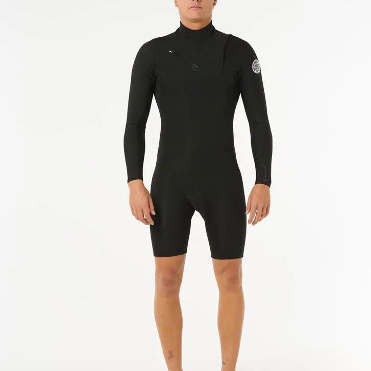 Rip Curl Mens Wetsuits Dawn Patrol 2/2 Long Sleeve Chest Zip Springsuit
