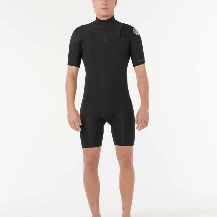 Rip Curl Mens Wetsuits Mens Dawn Patrol 2/2 Chest Zip Springsuit