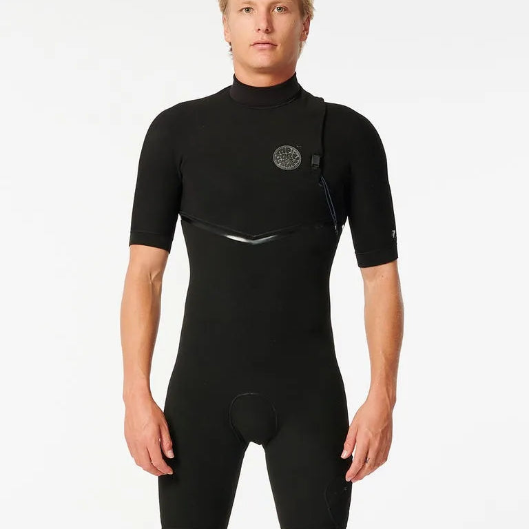 Rip Curl Mens Wetsuits E-Bomb 2mm Zip Free Short Sleeve Springsuit