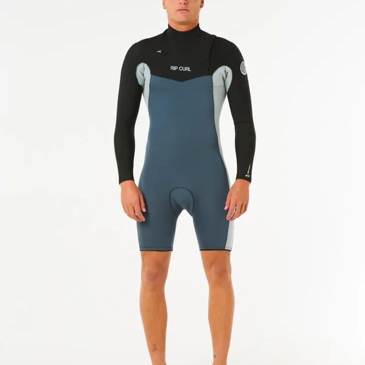 Rip Curl Mens Wetsuits Dawn Patrol 2/2 Long Sleeve Chest Zip Springsuit