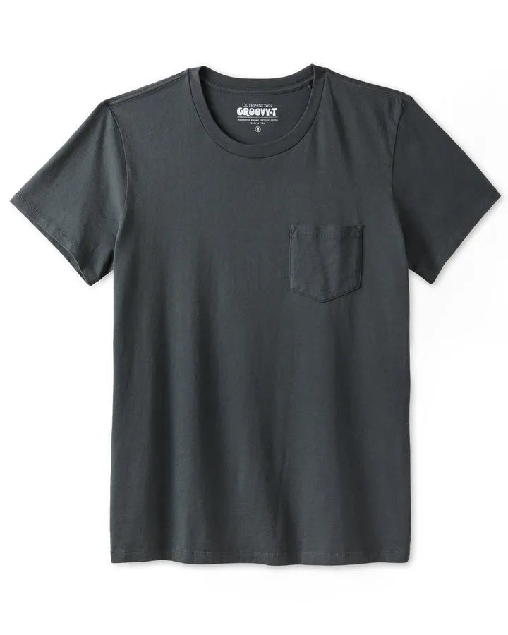 Outerknown Mens Shirt Groovy Pocket Tee