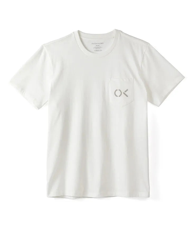 Outerknown Mens Shirt OK Stencil Pocket Tee