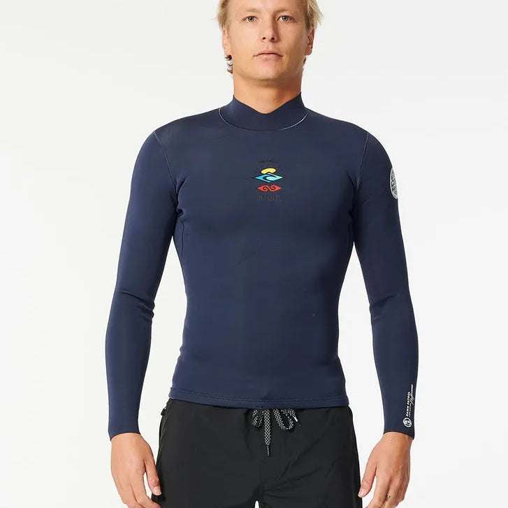 Rip Curl Mens Wetsuits Dawn Patrol 1.5mm Long Sleeve Wetsuit Jacket