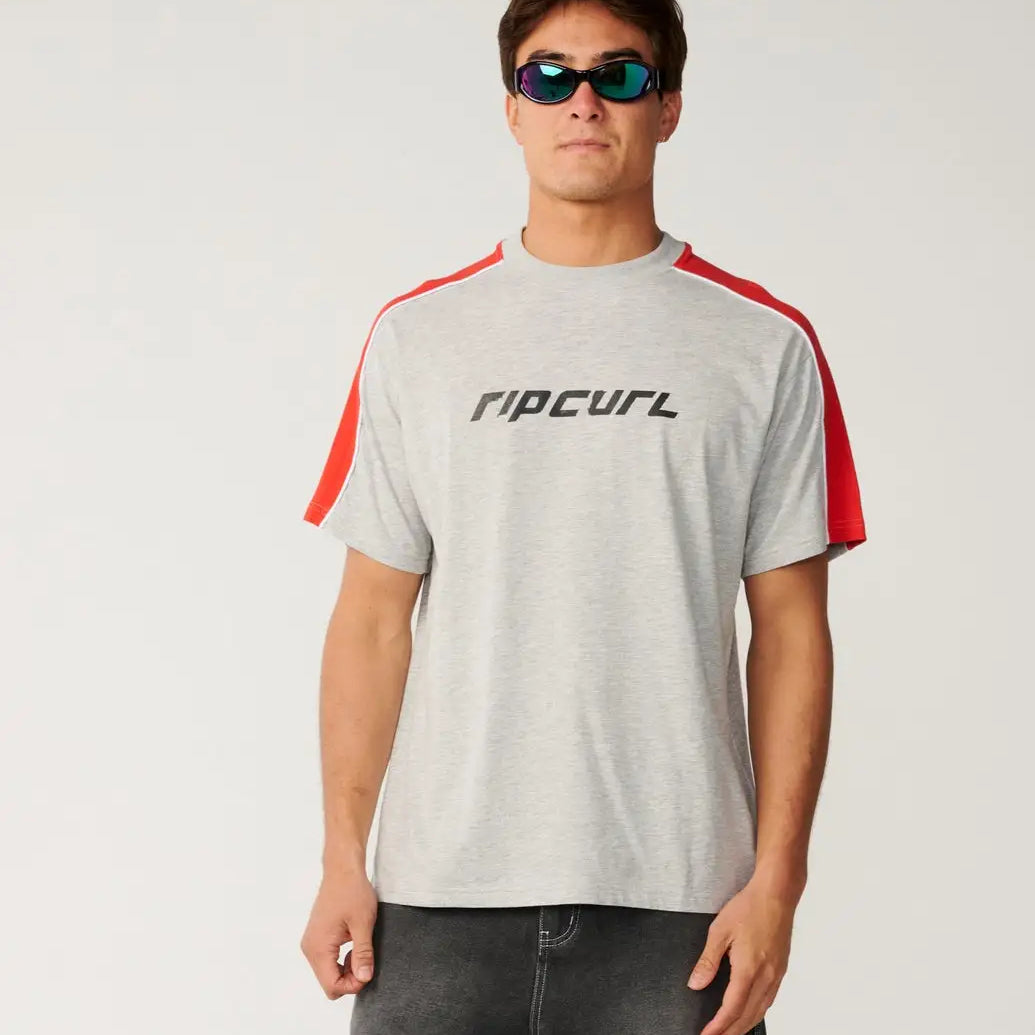 Rip Curl Mens Shirt Archive Up Top Panel Loose Tee